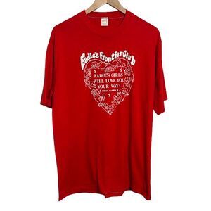 VTG 80s Sex Positions T Shirt Mens XL Naughty Frontier Club Alaska Dancer Girl